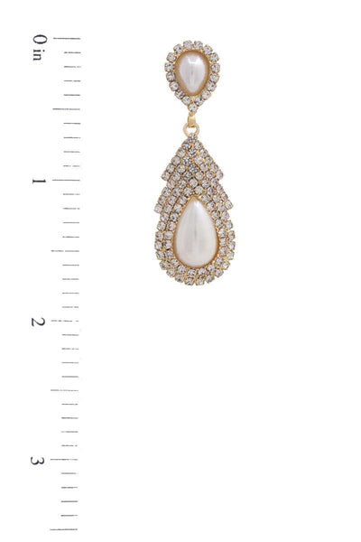 Teardrop Pearl Dangle Earring